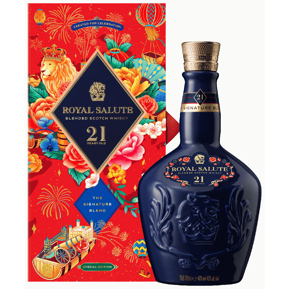 CHIVAS  SALUTE 21 YEARS OLD 　スコッチ 21 Year Old The Signature Blend - Royal Salute Scotch Whisky