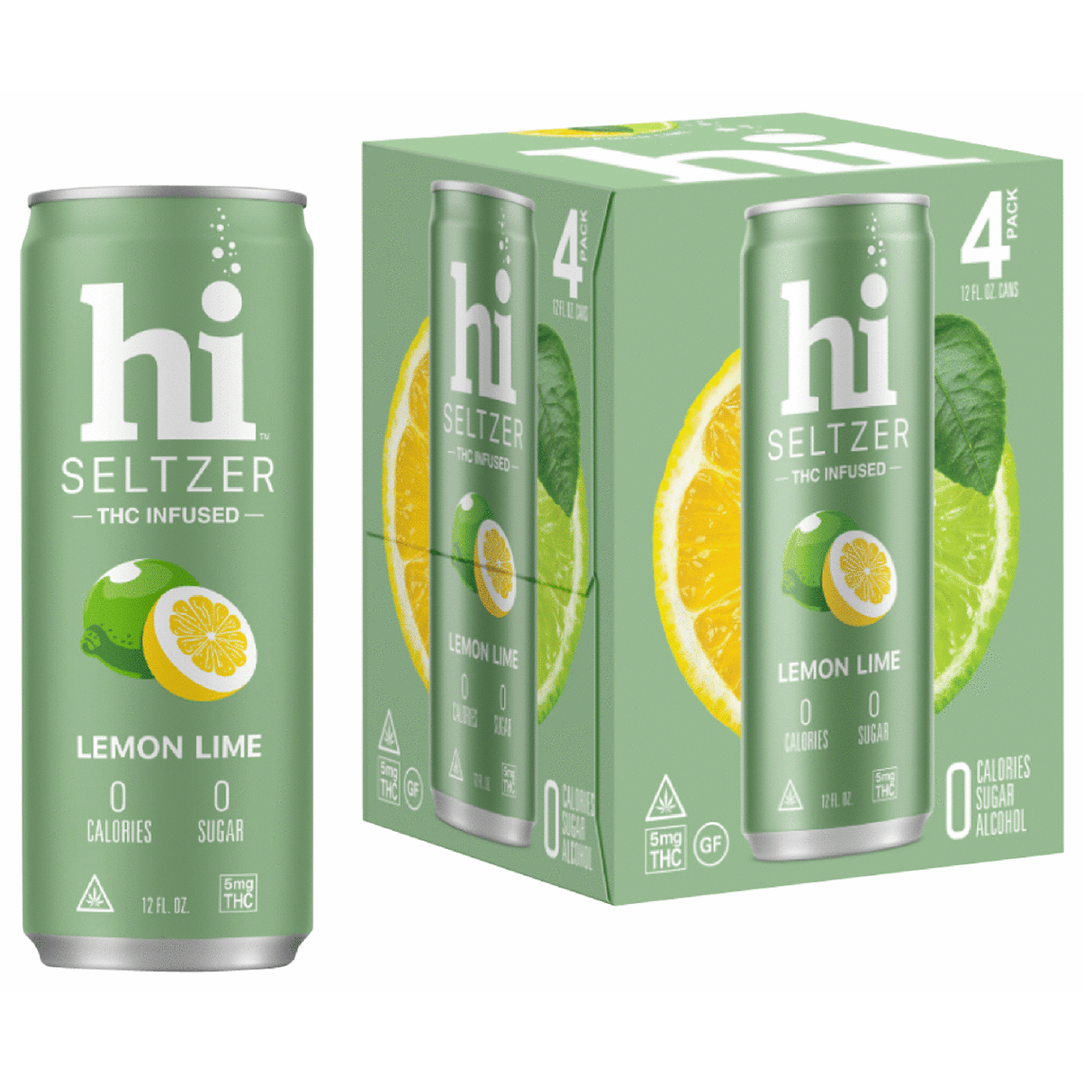 Hi Seltzer THC 5mg Lemon Lime