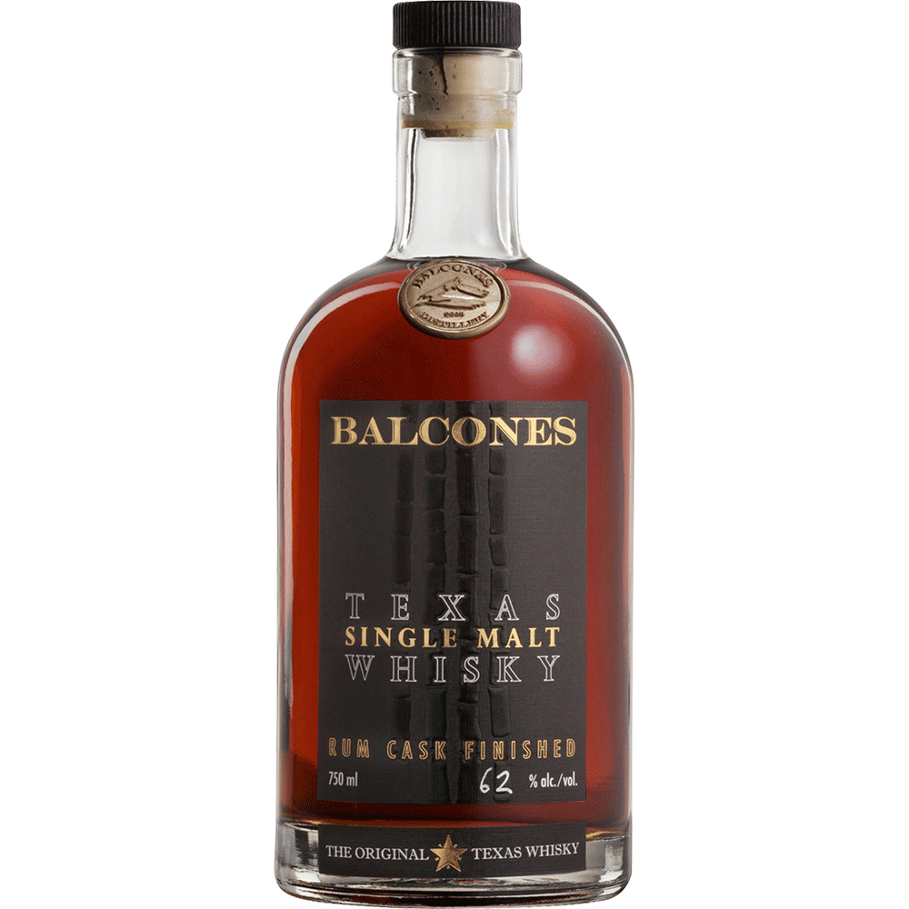 Balcones Single Malt Whiskey Rum Finished Cask Strength Barrel Select