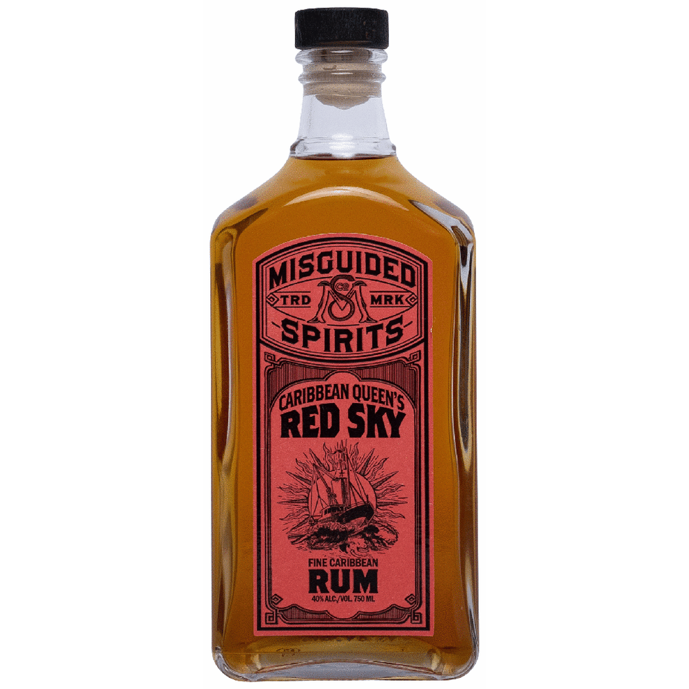 Misguided Spirits Caribbean Queen's Red Sky Rum