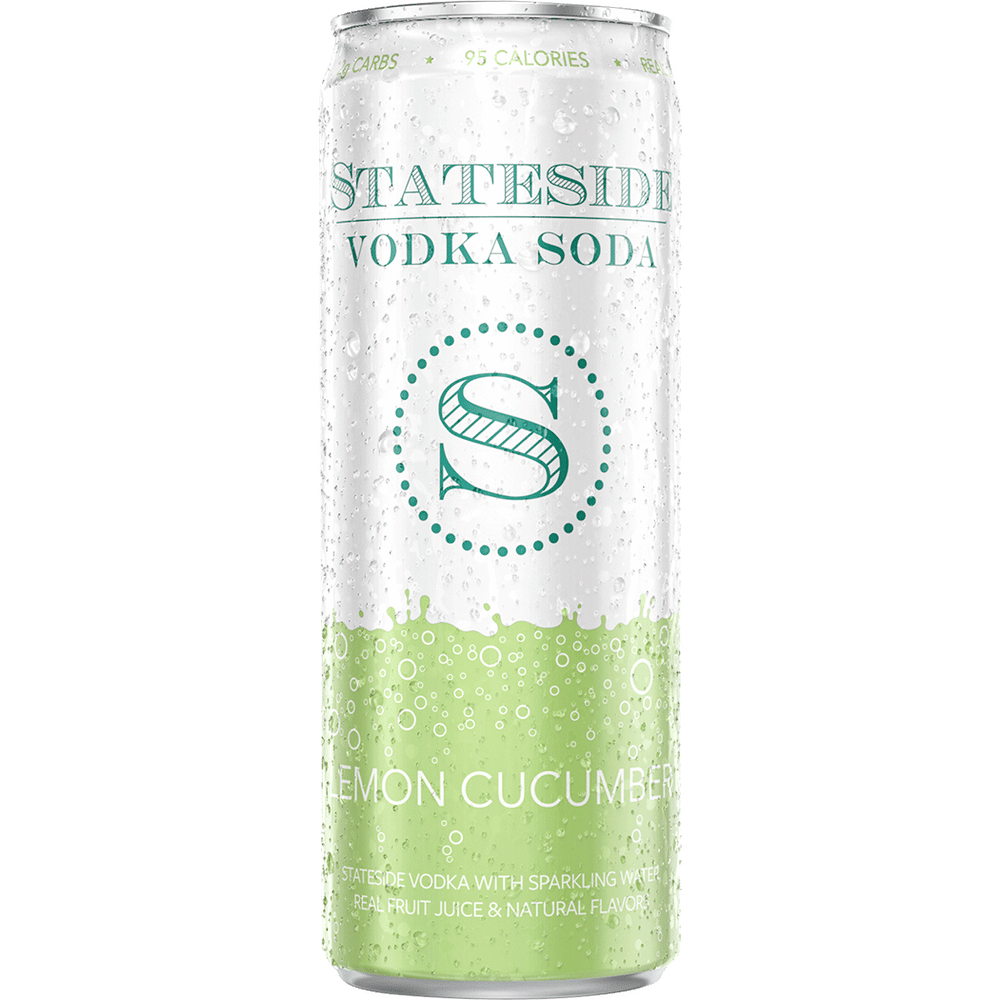 Stateside Lemon Cucumber Vodka Soda