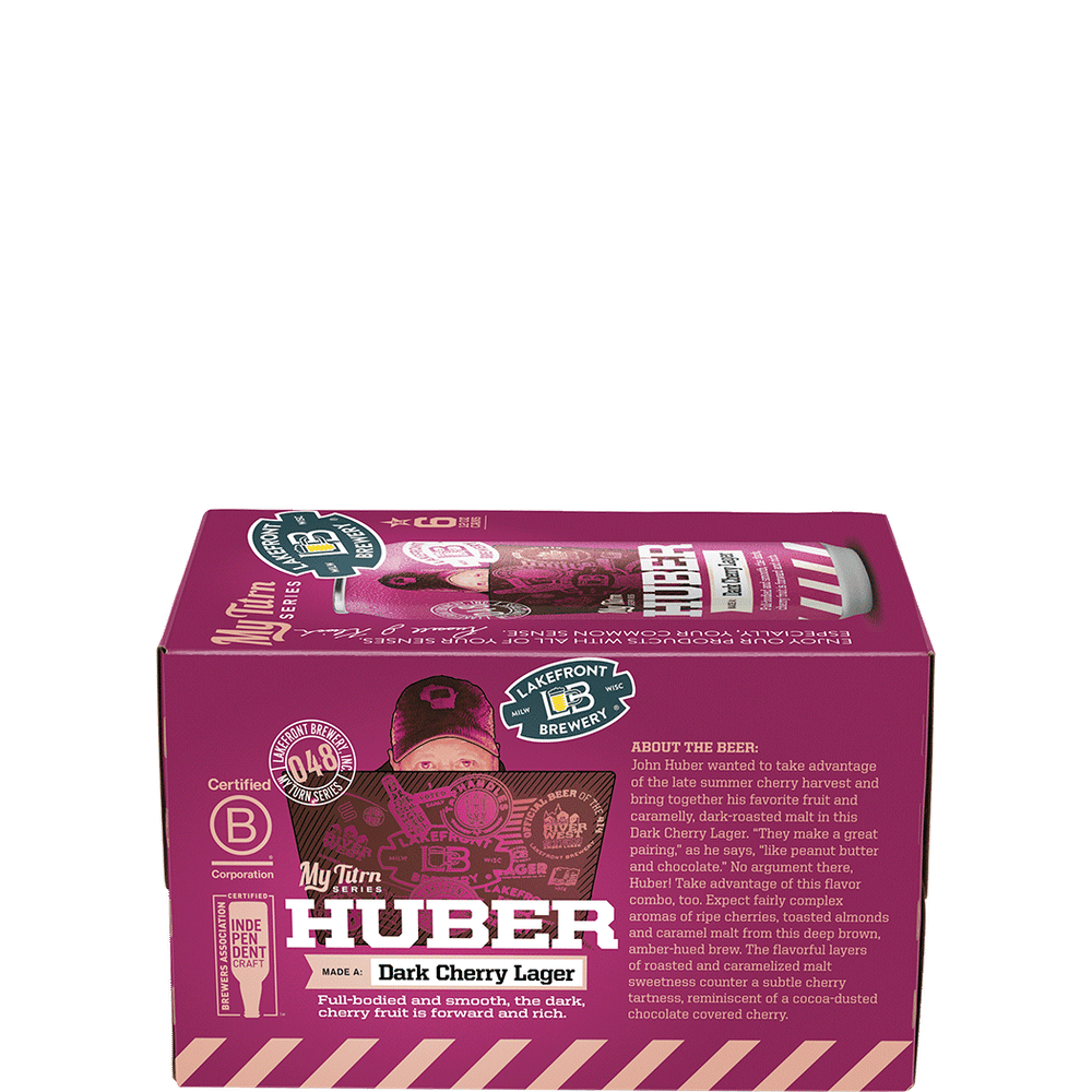 Lakefront My Turn Huber Dark Lager with Cherries