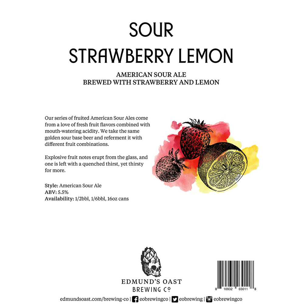 Edmund's Oast Sour Strawberry Lemon