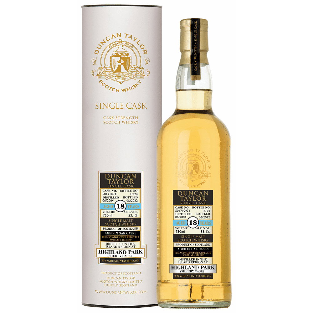 Duncan Taylor Highland Park 18年 空瓶です。 Duncan Taylor 18 Yr Highland Park Sherry 2004 Scotch | Total Wine