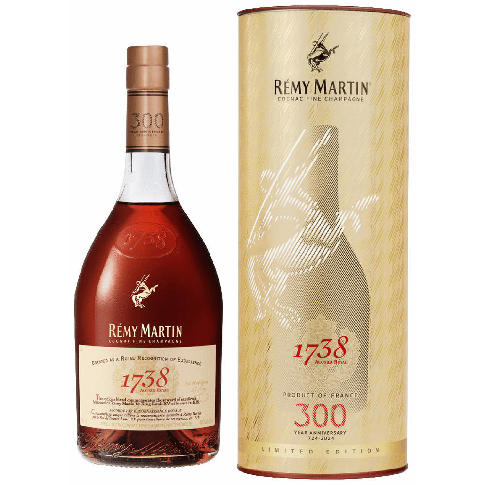 J.B. Brooks スコッチウイスキー & Rémy Martin 1738 Remy Martin 1738 Limited Edition 300Yr Anniversary | Total