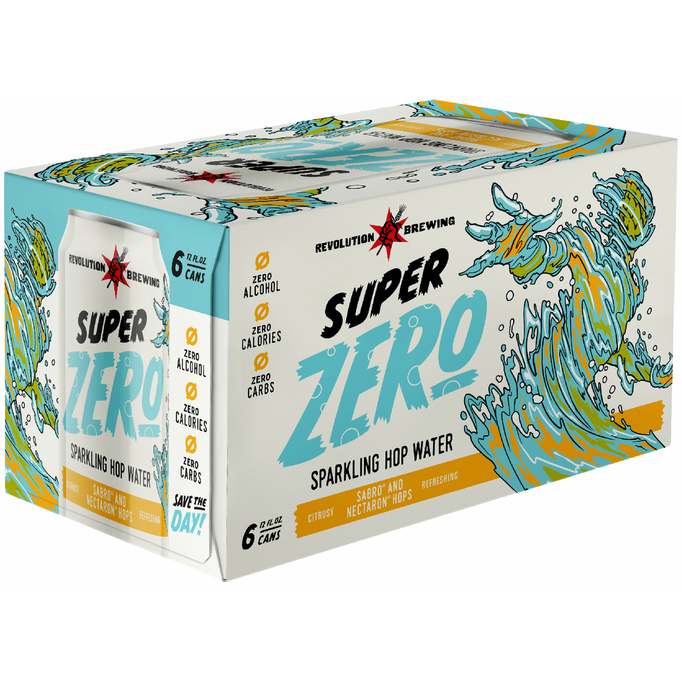Revolution Super Zero Non-Alcoholic Sparkling Hop Water