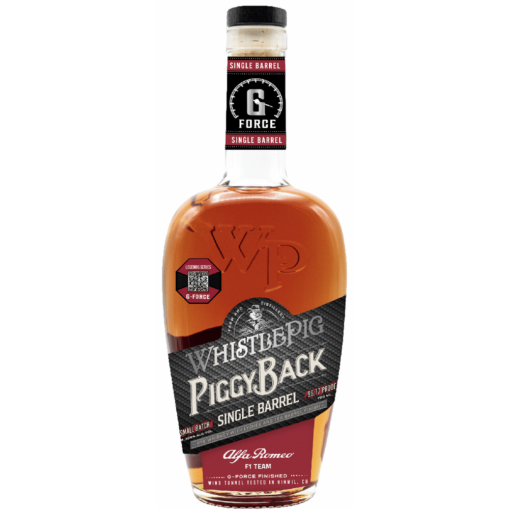 WhistlePig PiggyBack Alfa Romeo F1 Rye Single Barrel