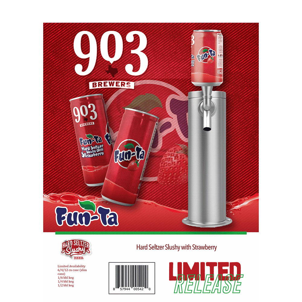 903 Brewers Strawberry Fun-Ta Seltzer Slushy