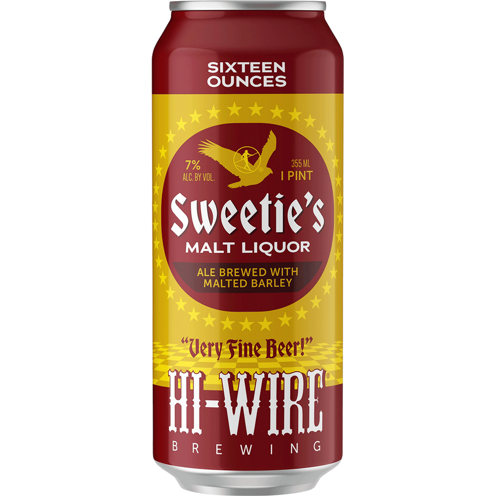 Hi Wire Sweetie's Malt Liquor Ale Brewed with Malted Barley