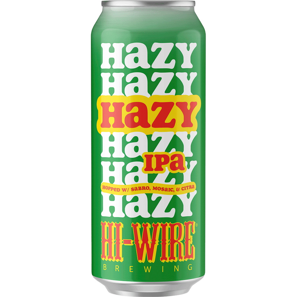 Hi Wire Hazy IPA hopped w/ sabro mosaic & cirtra