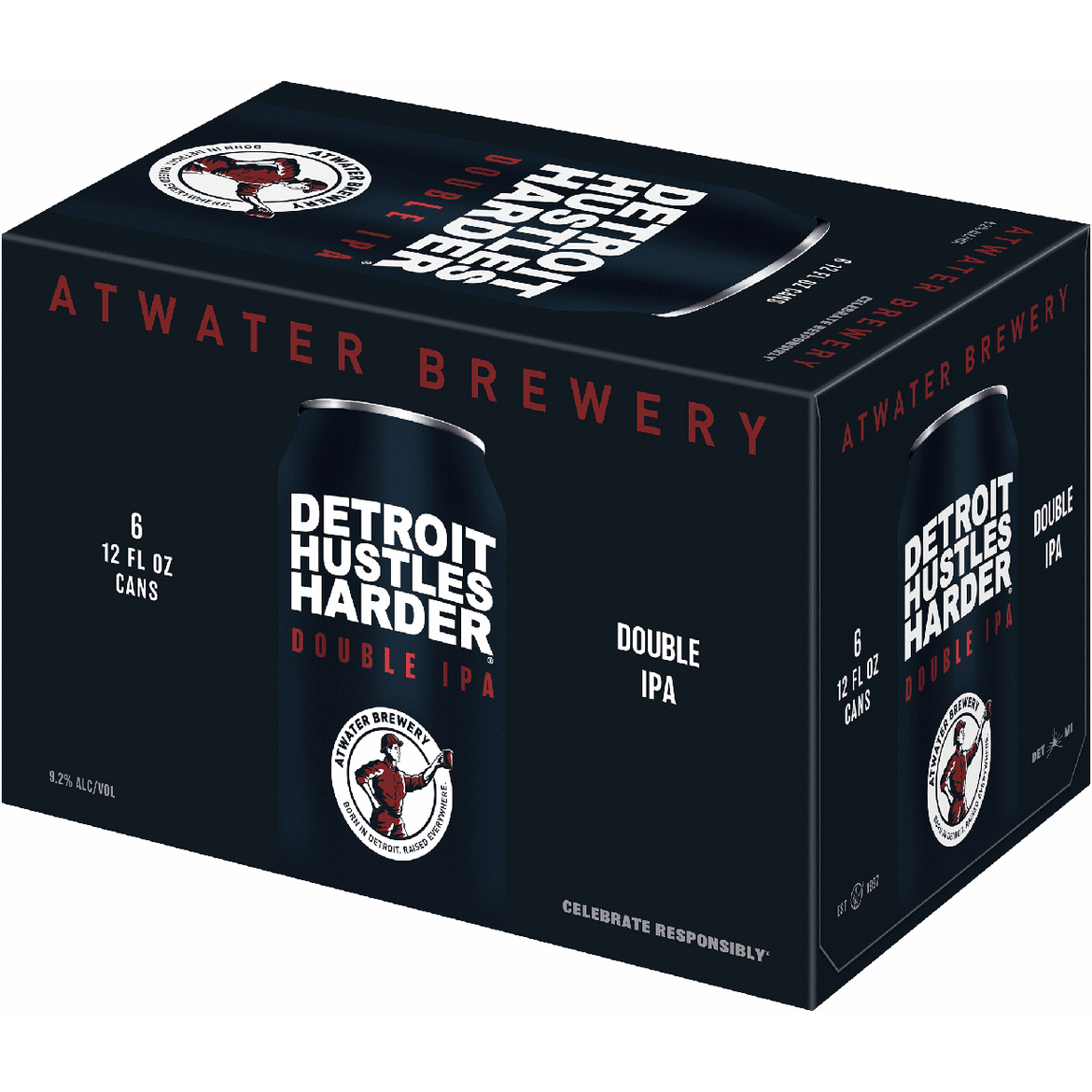Atwater Detroit Hustles Harder Double IPA