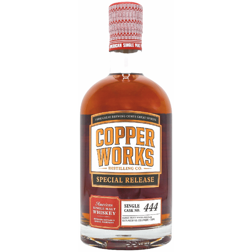 Copperworks Single Malt Cask #444 Whiskey