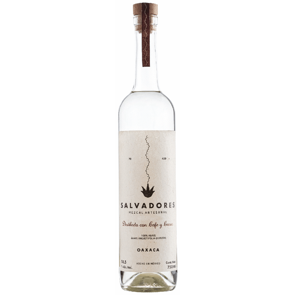Salvadores Mezcal Destilado Con Cafe Y Cacao
