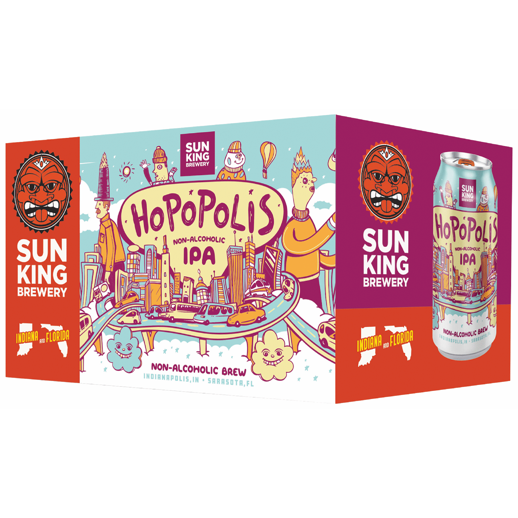 Sun King Non-Alcoholic Hopopolis IPA