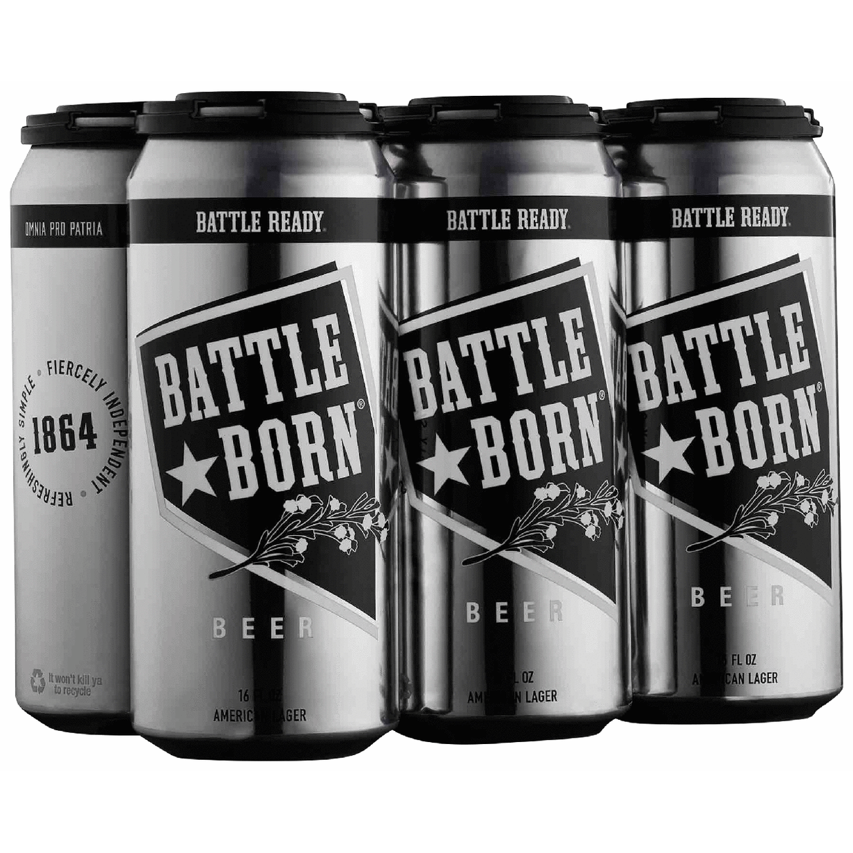 Battle Born Silver & Black