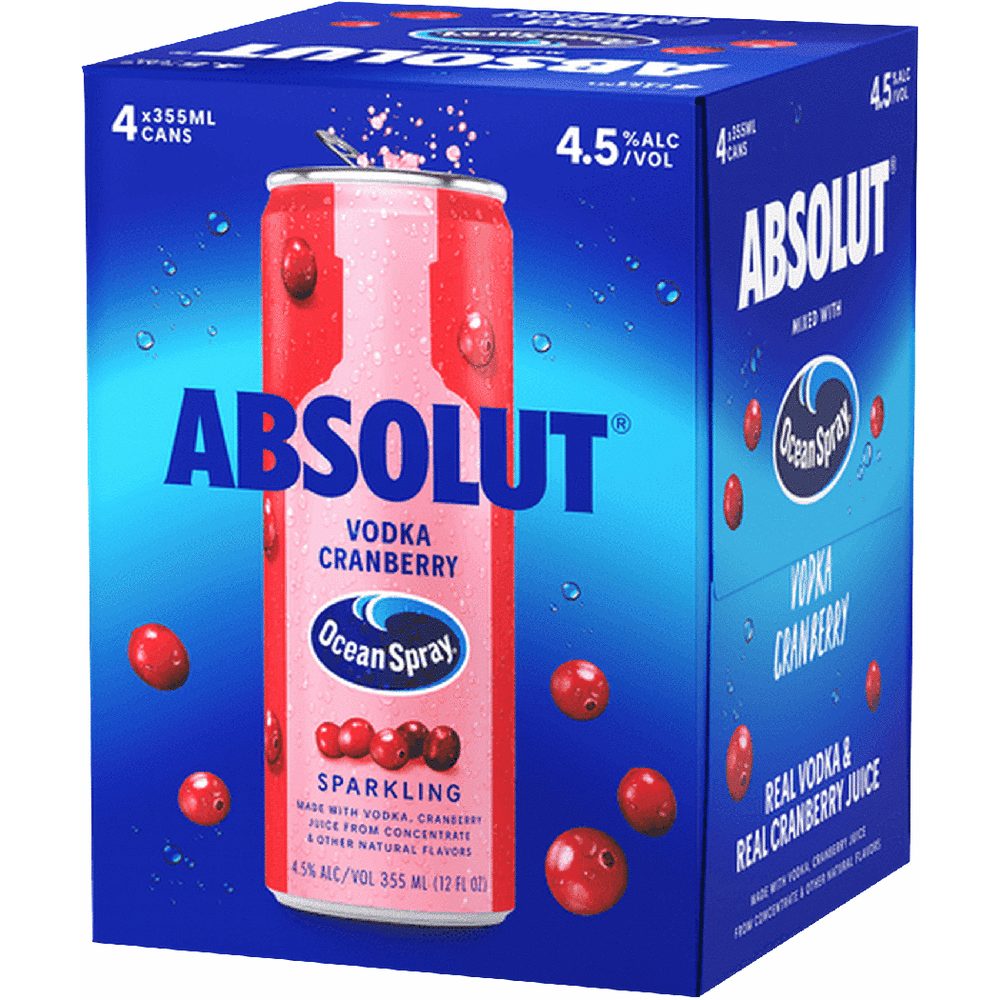 Absolut Ocean Spray Vodka Cranberry