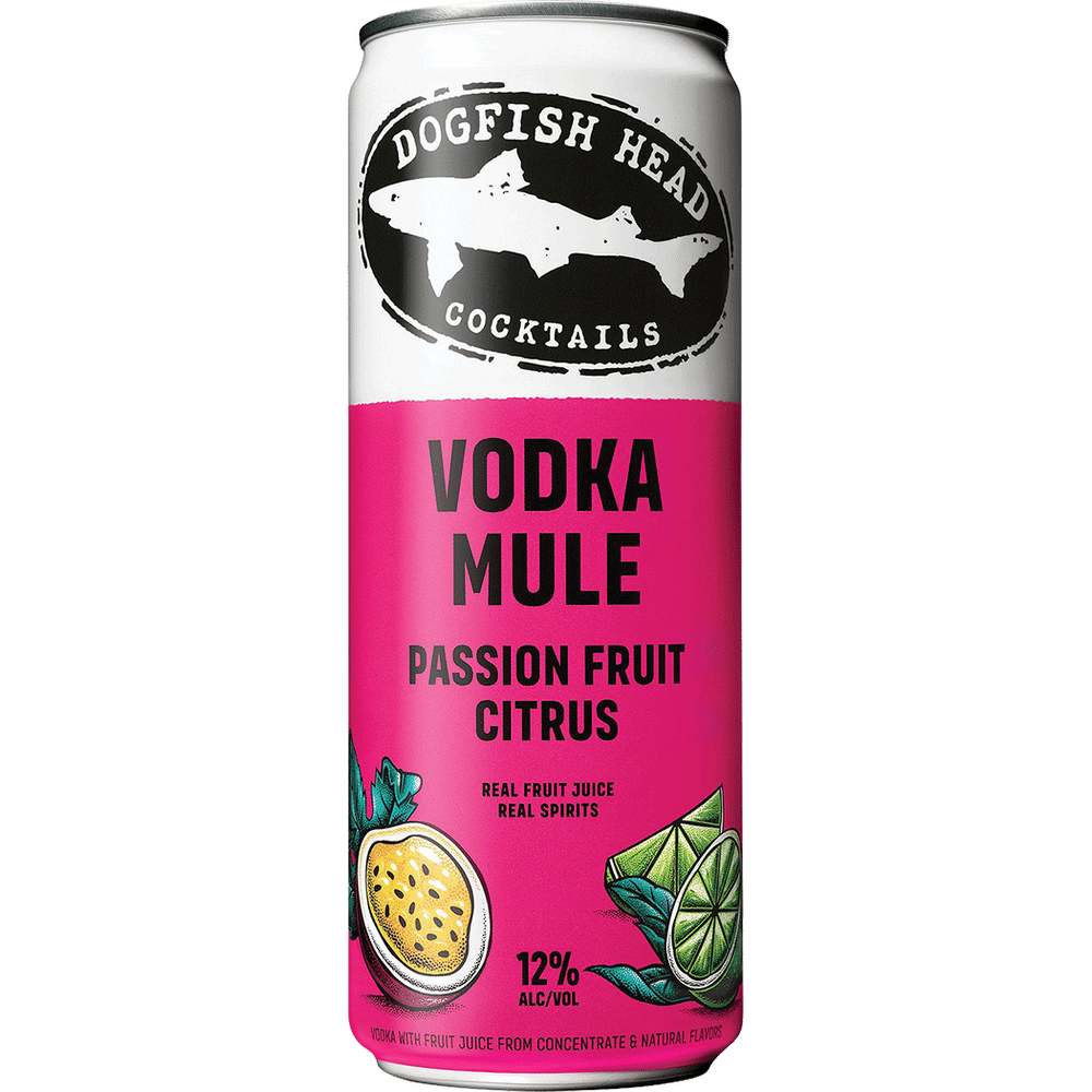 Dogfish Head Passion Fruit Citrus Vodka Mule Cocktail