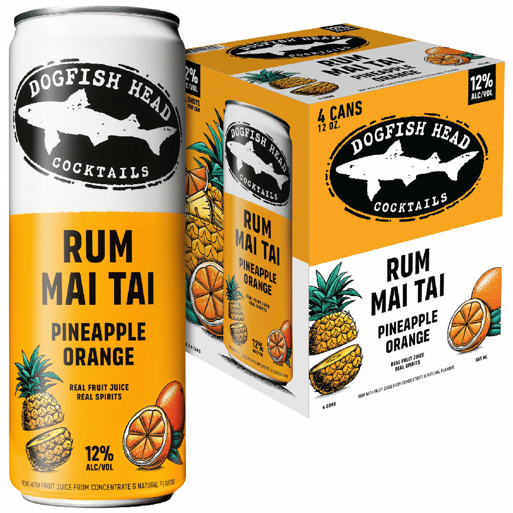 Dogfish Head Pineapple Orange Rum Mai Tai Cocktail