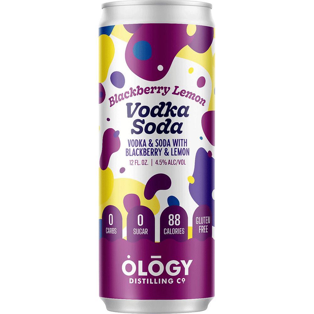 Ology Blackberry Lemon Vodka Soda