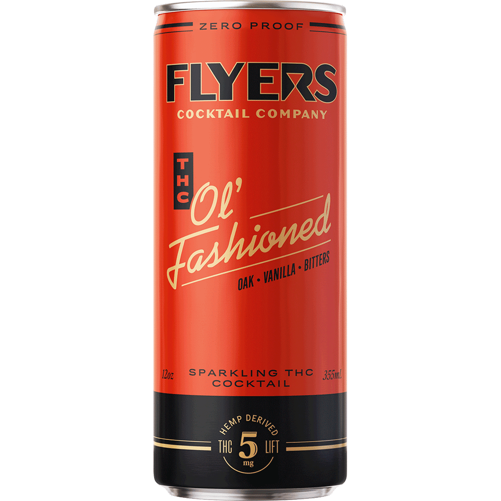 Flyers Cocktail Sparkling THC 5mg Ol Fashioned