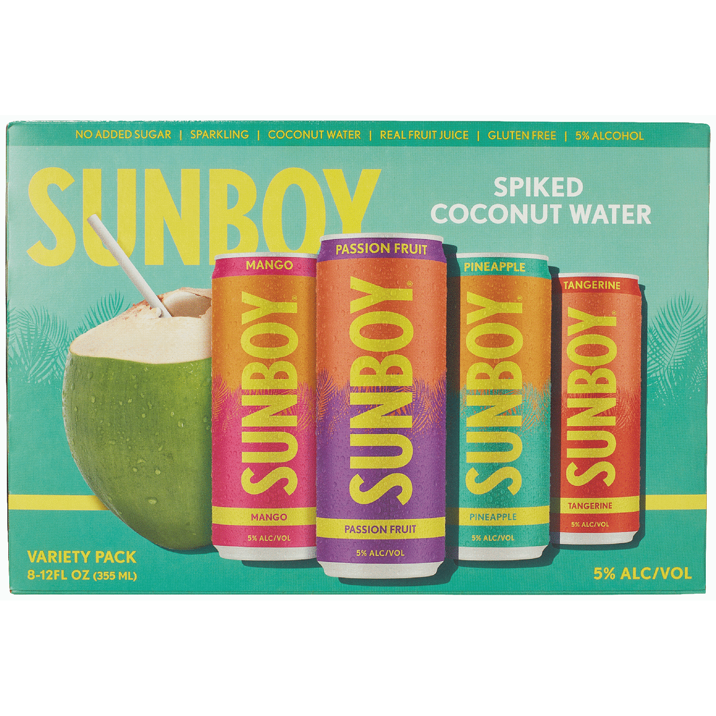 SUNBOY Spiked Coconut Water Variety