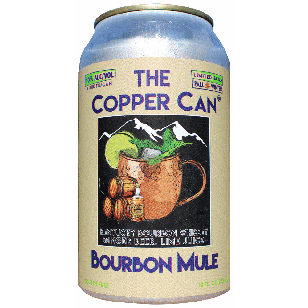 The Copper Can Bourbon Mule