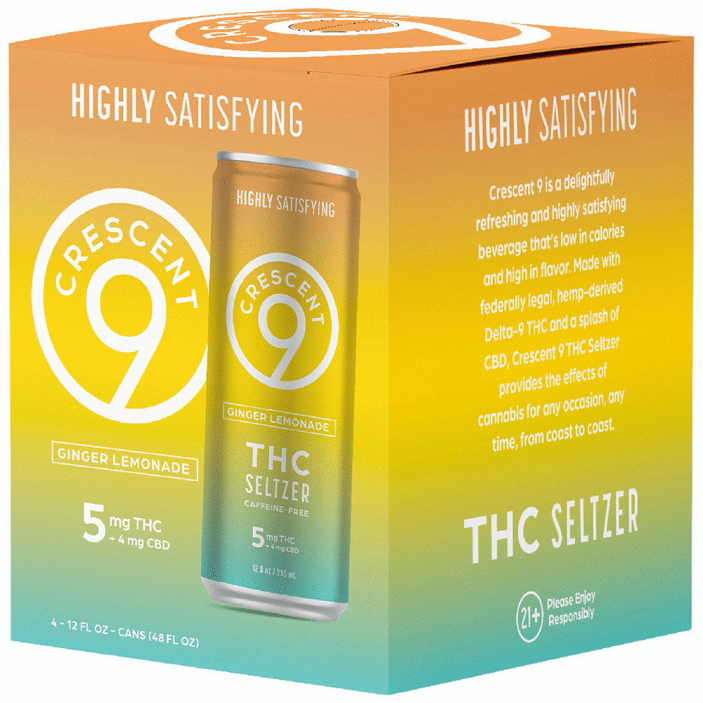 Crescent THC 5mg Ginger Lemonade