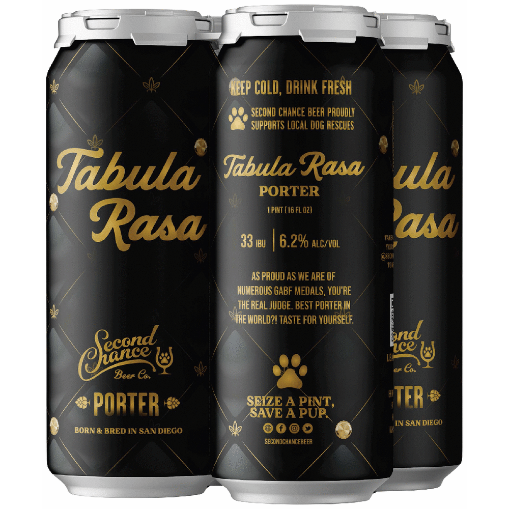 Second Chance Tabula Rasa Porter