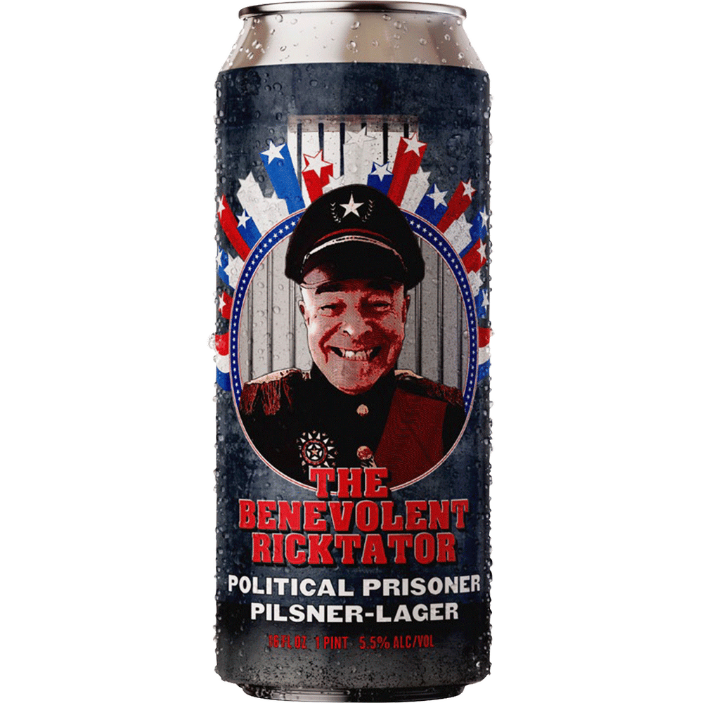 Ricktator Beer Benevolent Ricktator Political Prisoner Pilsner Lager