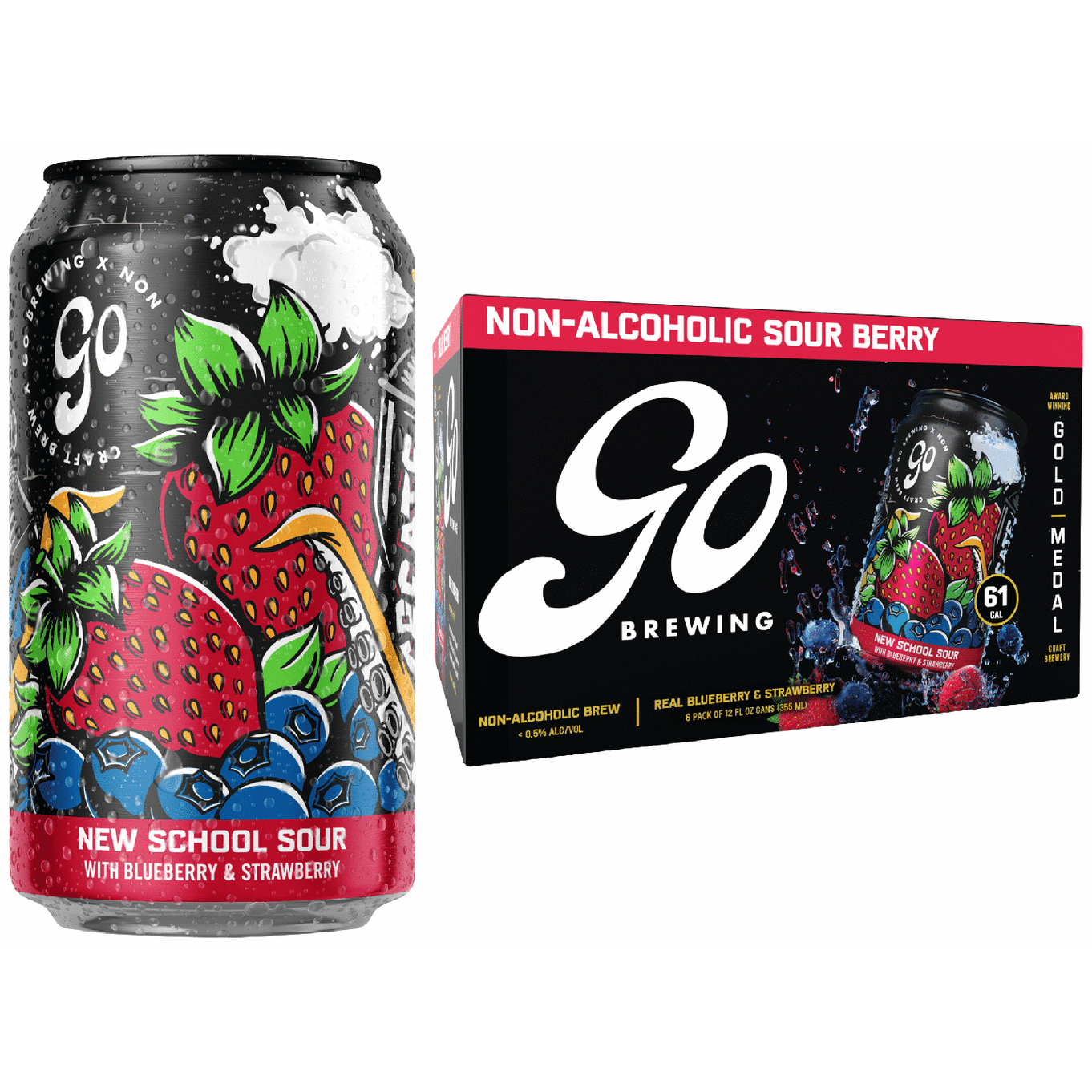 Go Brewing Non-Alcoholic New School Sour