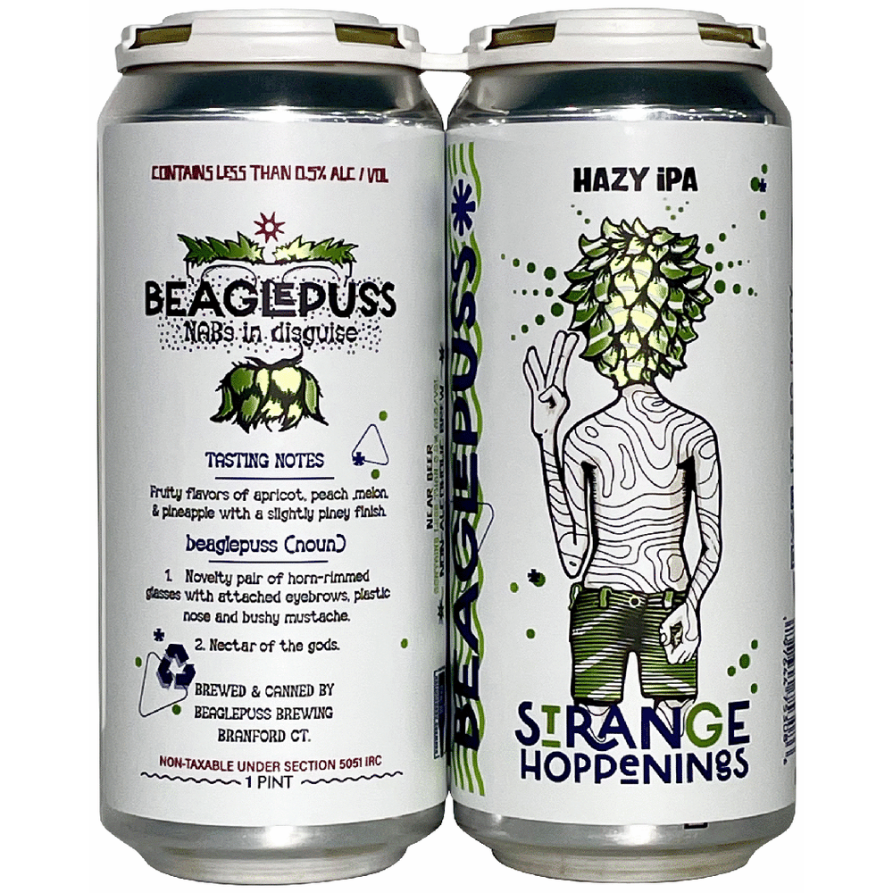 Beaglepuss Brewing Non-Alcoholic Strange Hoppenings
