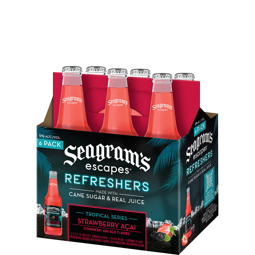 Seagrams Escapes Tropical Refreshers Strawberry Acai