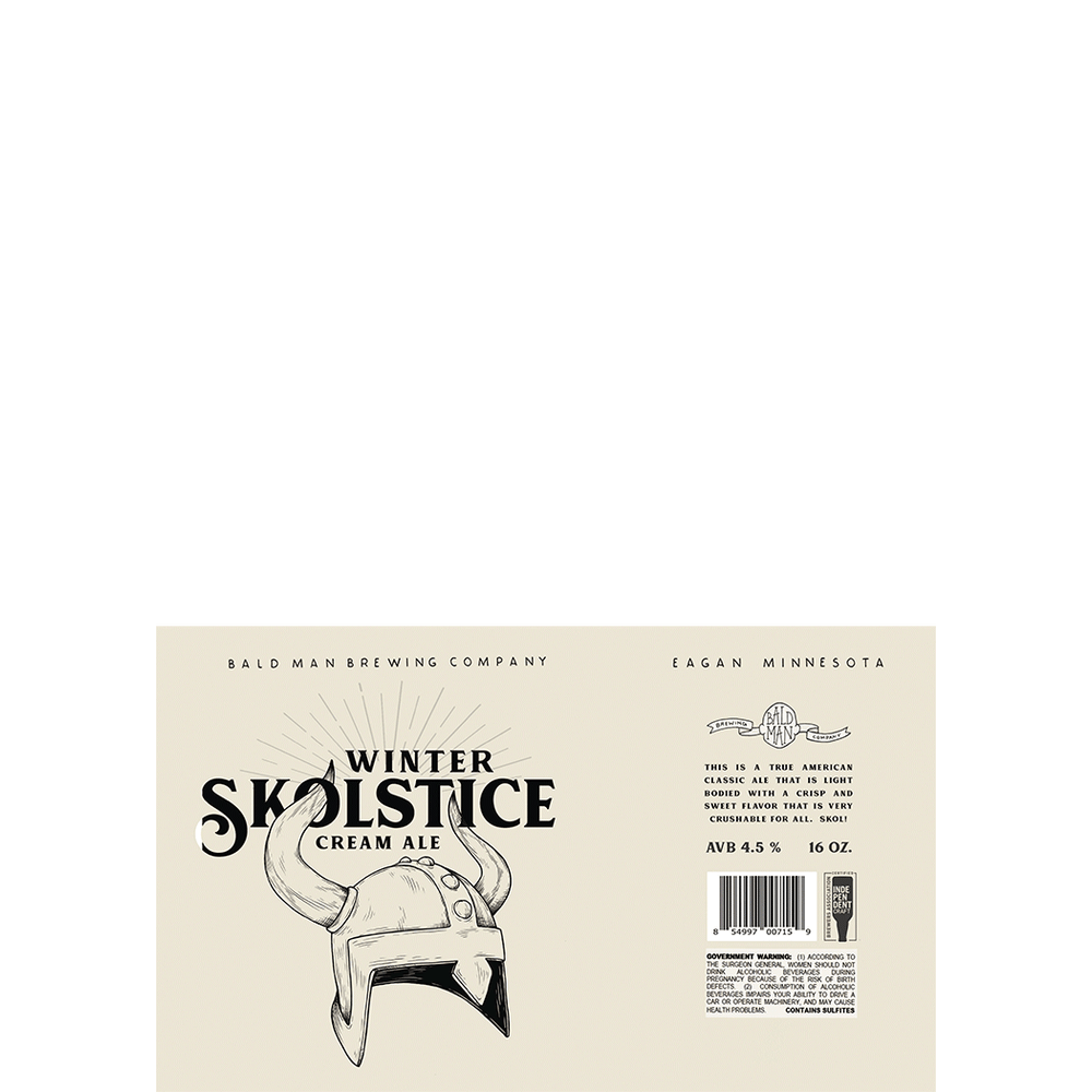 Bald Man Winter Skolstice Cream Ale