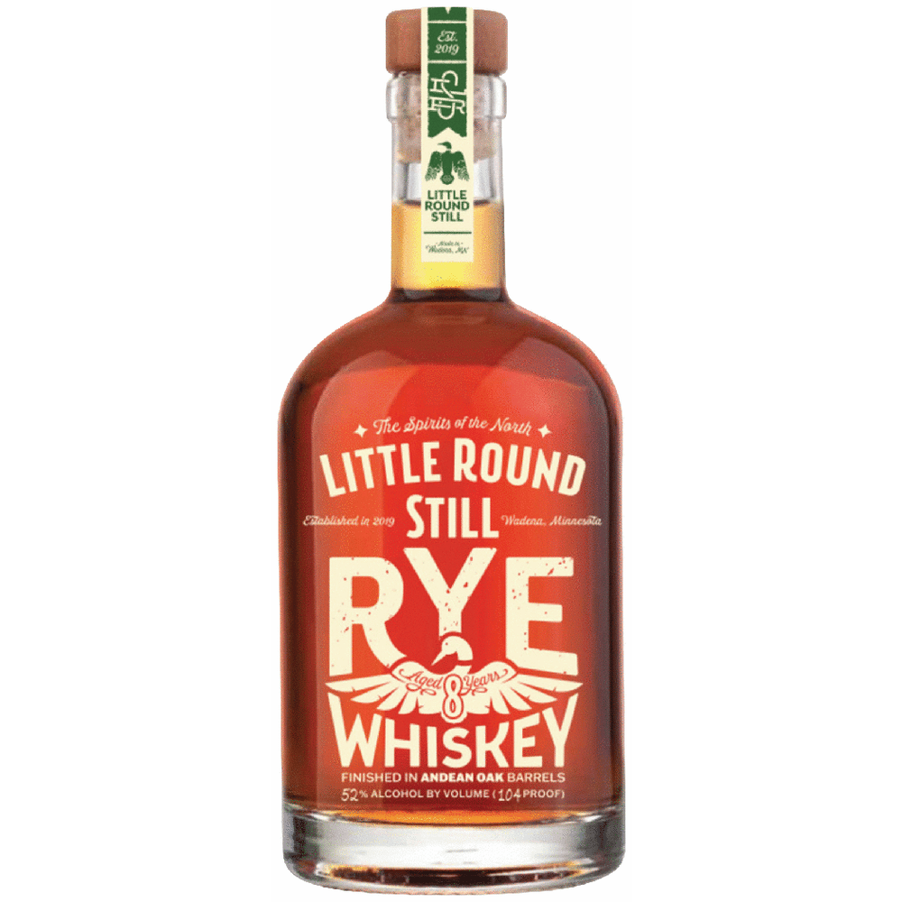 Little Round Still 8 Year Andean Oak Barrels Rye Whiskey
