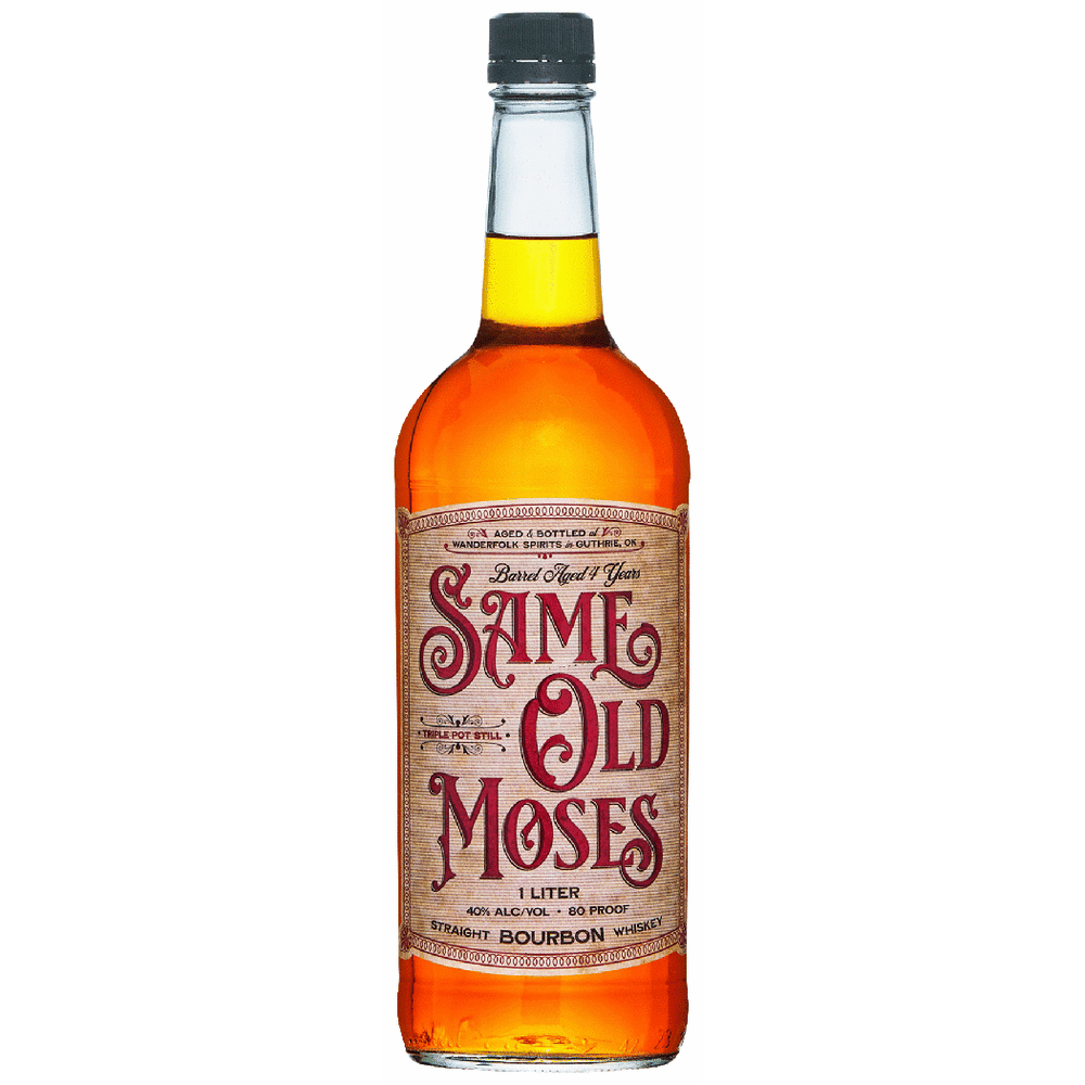 Same Old Moses Triple Pot Still Bourbon Whiskey