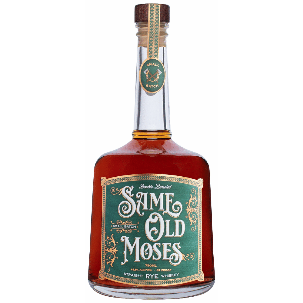 Same Old Moses Double Barreled Rye Whiskey