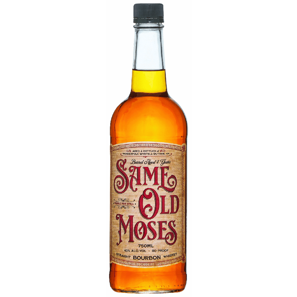 Same Old Moses Triple Pot Still Bourbon Whiskey