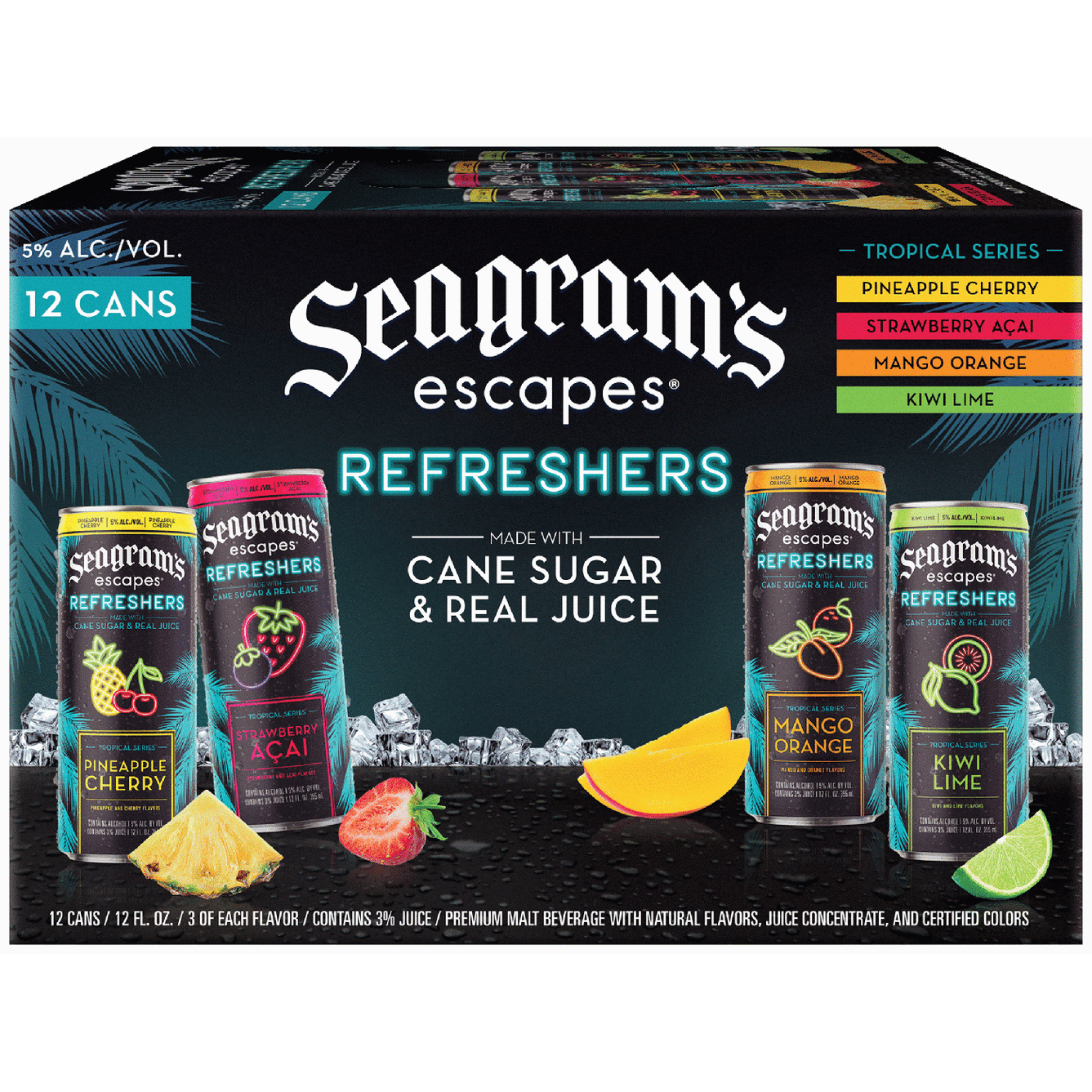 Seagrams Escapes Tropical Refreshers Variety