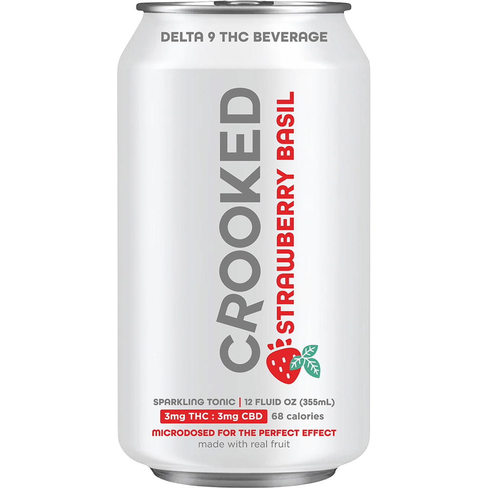 Crooked THC 3mg Strawberry Basil