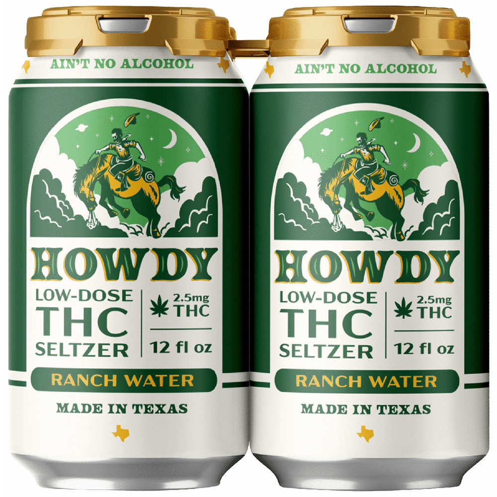 Howdy THC 2.5mg Ranch Water