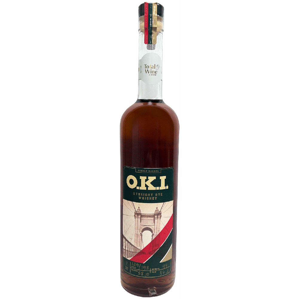 O.K.I. Single Barrel Rye Whiskey Barrel Select