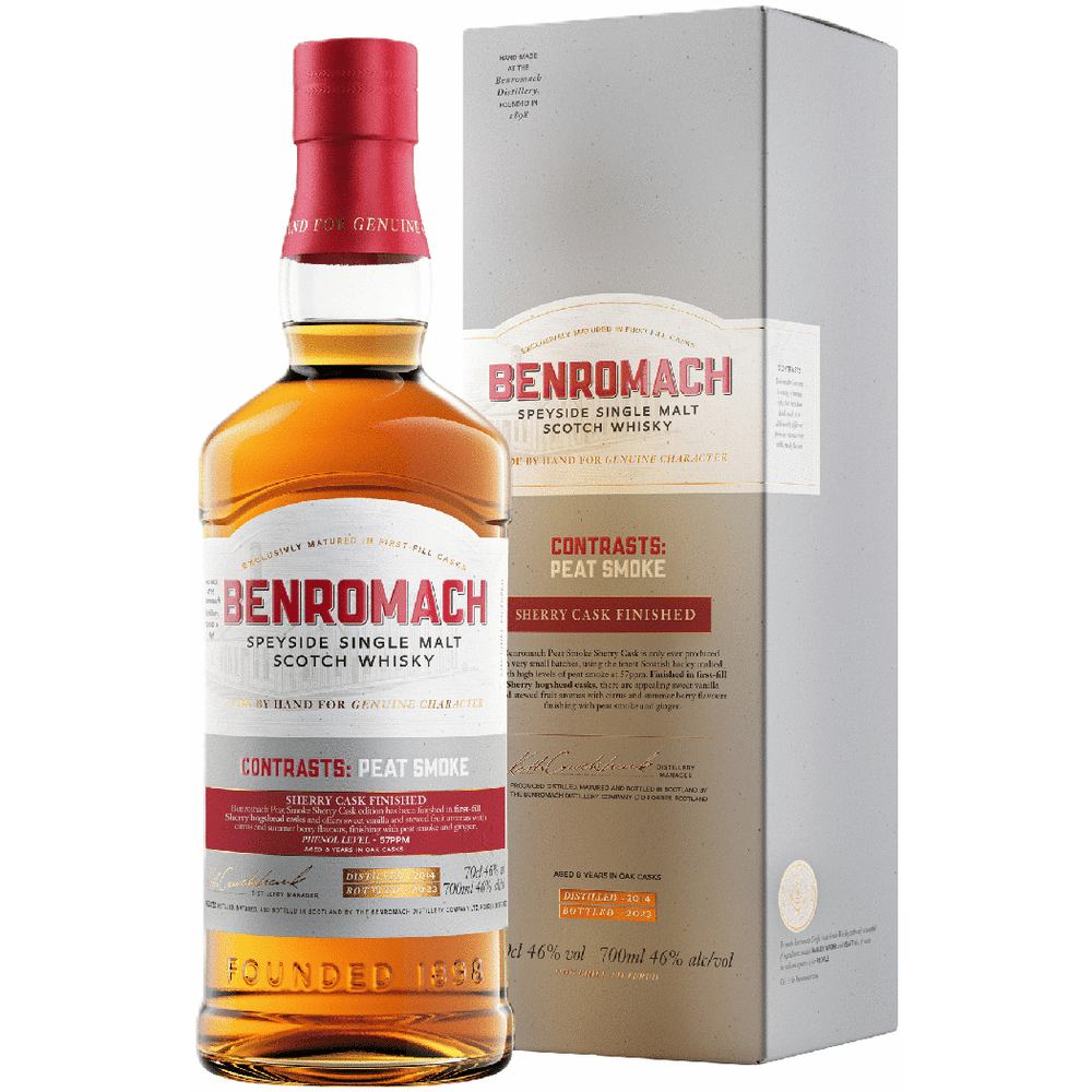 Benromach Peat Smoke Sherry 2014 Single Malt Scotch
