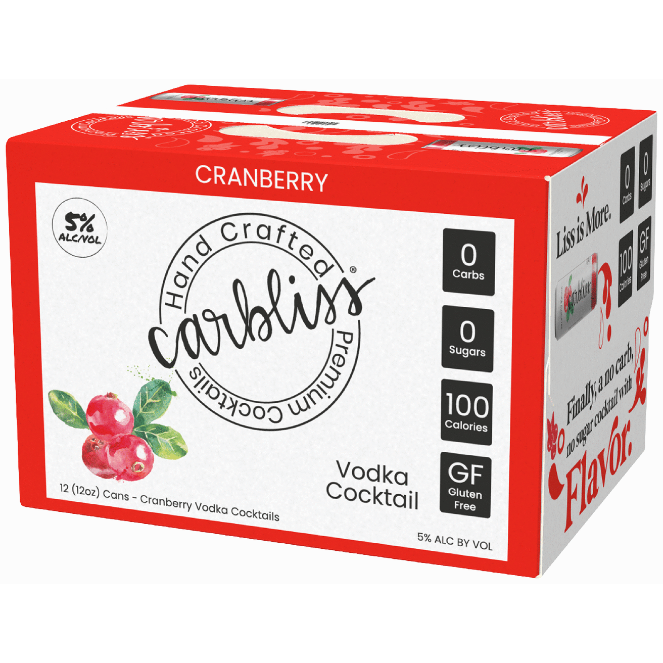Carbliss Vodka Cranberry