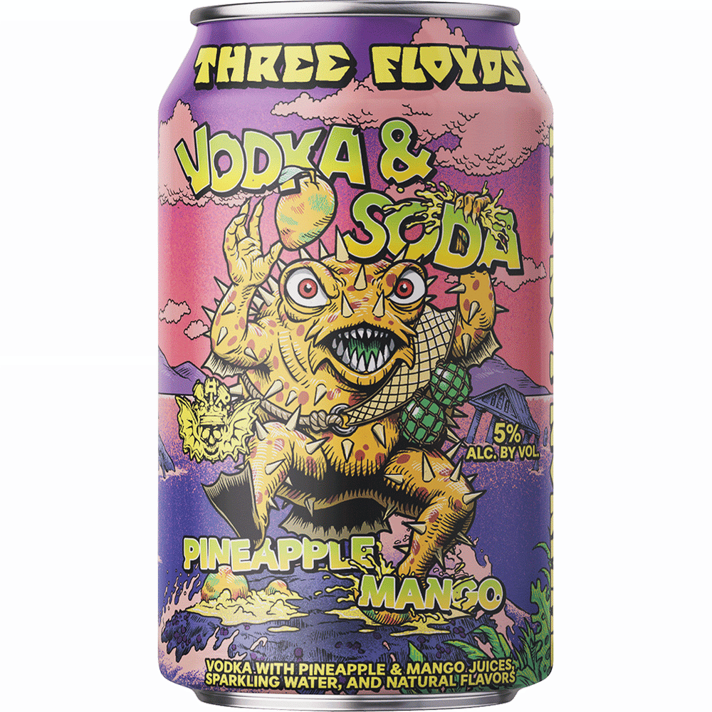 3 Floyds Pineapple Mango Vodka Soda