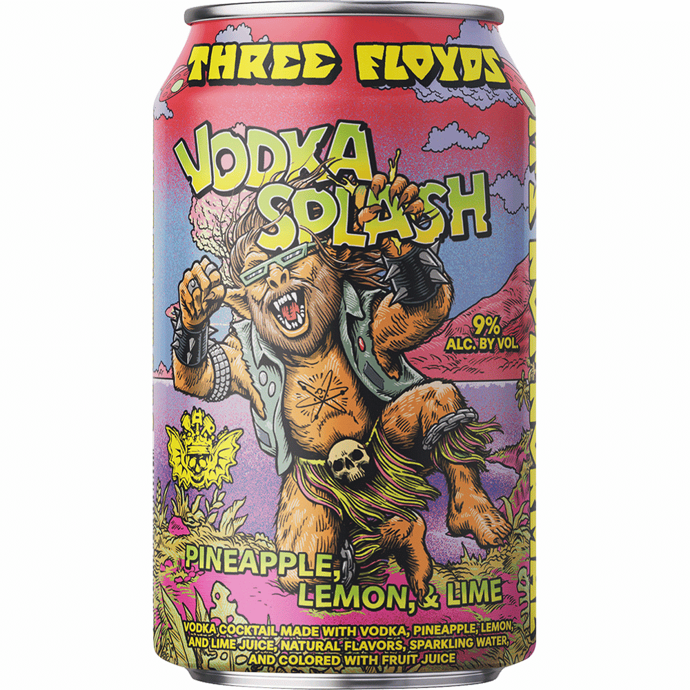 3 Floyds Vodka Splash Pineapple Lemon Lime