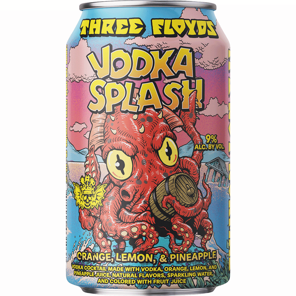 3 Floyds Vodka Splash Orange Lemon Pineapple