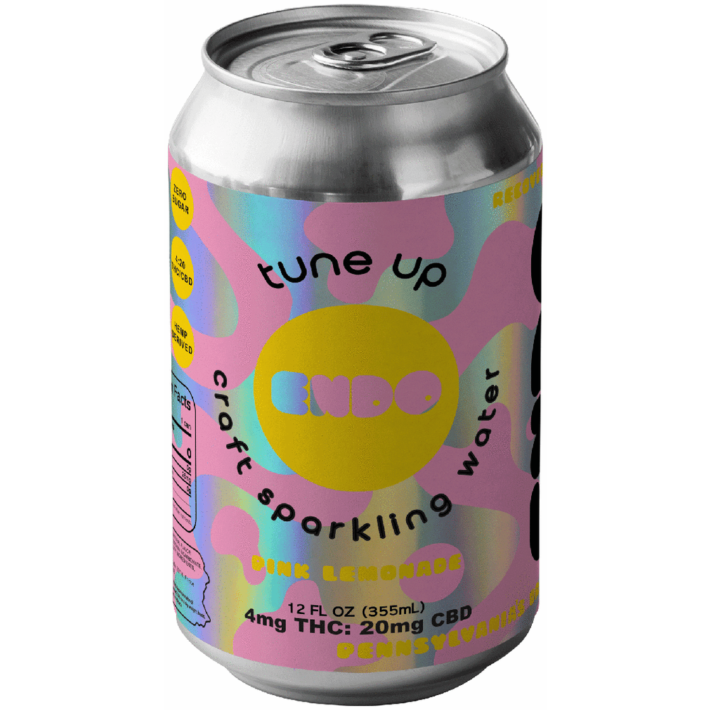 Endo Tune UP THC 4mg Pink Lemonade Sparkling Water