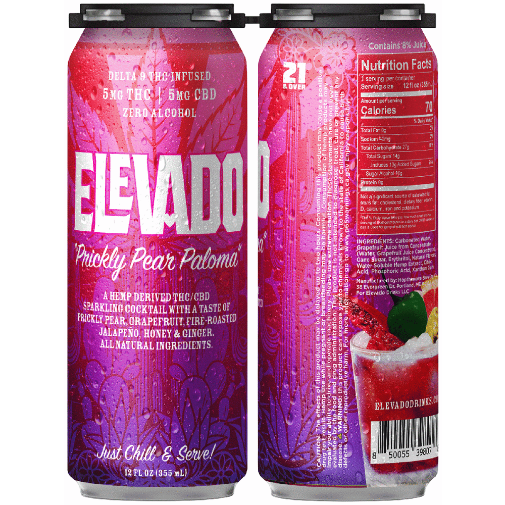 Elevado THC 5mg Prickly Pear Paloma