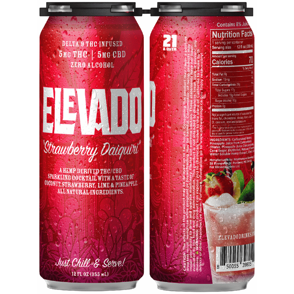 Elevado THC 5mg Strawberry Daiquiri