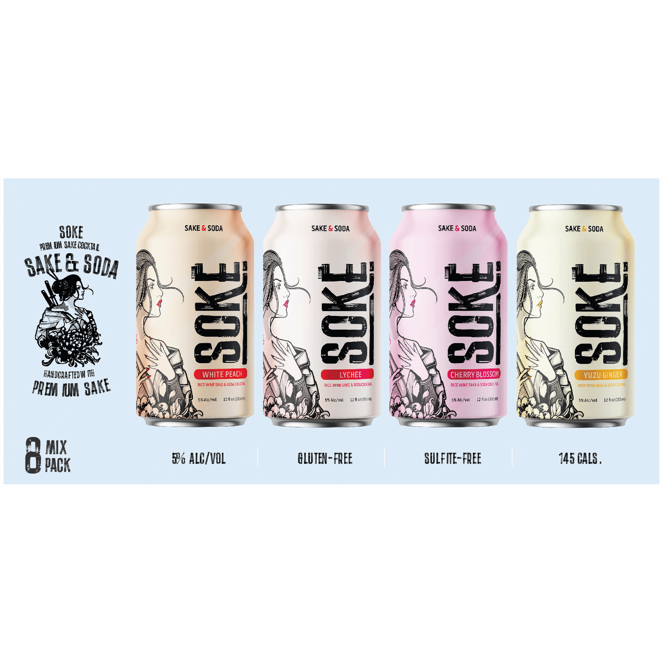 Soke Sake and Soda Variety Pack